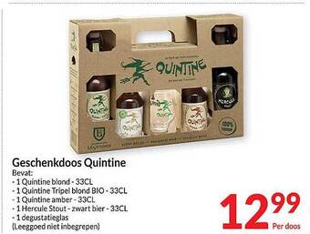 Intermarché Geschenkdoos quintine aanbieding