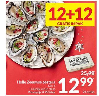 Intermarché Holle zeeuwse oesters aanbieding