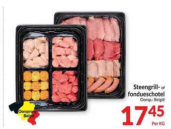 Intermarché Steengrill of fondueschotel aanbieding
