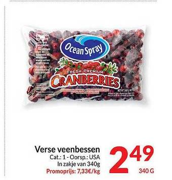 Verse veenbessen