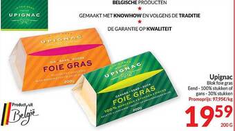 Intermarché Upignac blok foie gras aanbieding