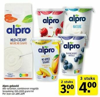Albert Heijn Alpro gekoeld aanbieding