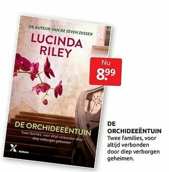 Boekenvoordeel De orchideeëntuin aanbieding