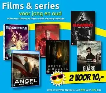 Films + series voor jong en oud