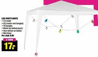 Big Bazar Led partylights aanbieding