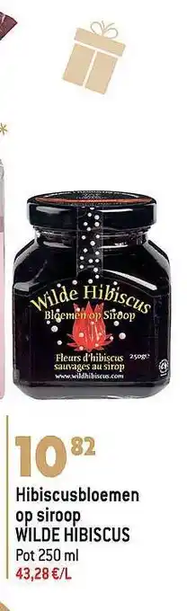 Hibiscusbloemen op siroop wilde hibiscus