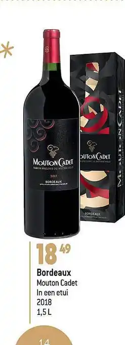 Bordeaux mouton cadet in een etui 2018
