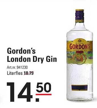 Sligro Gordon's london dry gin aanbieding