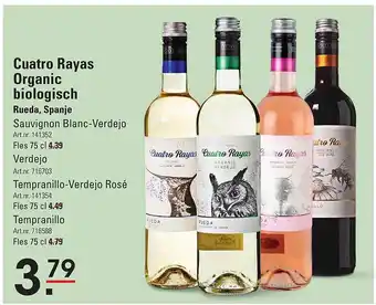Cuatro rayas organic biologisch