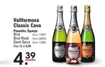 Sligro Vallformosa classic cava aanbieding