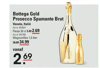 Bottega gold prosecco spumante brut