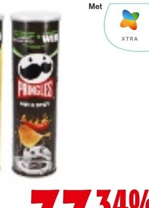 Colruyt Pringles Hot & Spicy 185g aanbieding