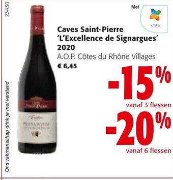 Colruyt Caves Saint-Pierre L Excellence De Signargues 2020 aanbieding