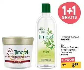Di Shampoo pure met biologisch groenethee-extract 300 ml aanbieding