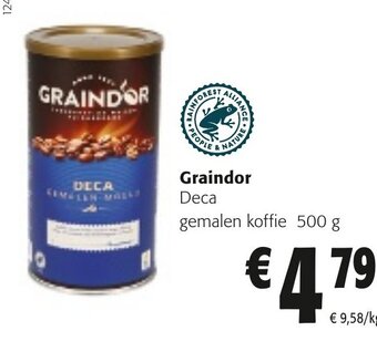 Colruyt Graindor Deca Gemalen Koffie 500g aanbieding