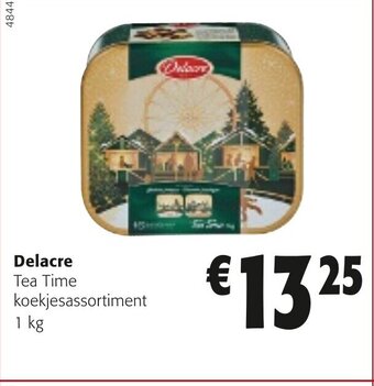 Colruyt Delacre Tea Time Koekjesassortiment 1kg aanbieding