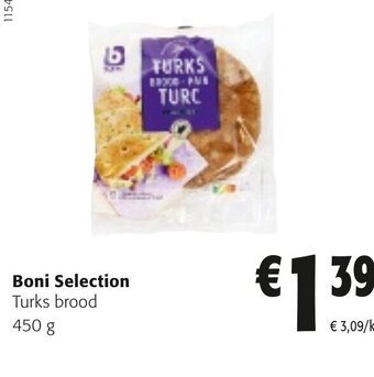 Colruyt Boni Selection Turks Brood 450g aanbieding