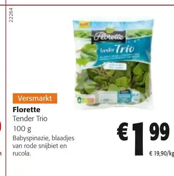 Colruyt Florette Tender Trio 100g aanbieding