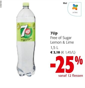 Colruyt 7Up Free of Sugar Lemon & Lime 1.5L aanbieding