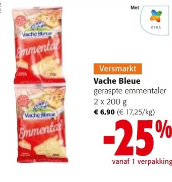 Colruyt Vache Bleue Geraspte Emmentaler 2 x 200g aanbieding