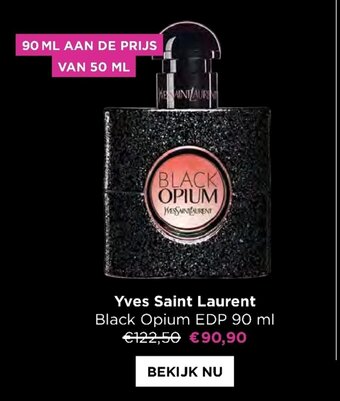 ICI PARIS XL Yves Saint Laurent Black Opium EDP 90ml aanbieding