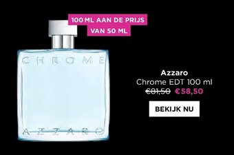 ICI PARIS XL Azzaro Chrome EDT 100ml aanbieding