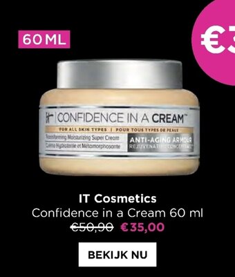ICI PARIS XL IT Cosmetics Confidence in a Cream 60ml aanbieding