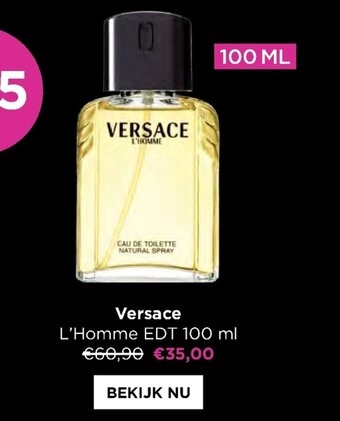 ICI PARIS XL Versace L'Homme EDT 100ml aanbieding