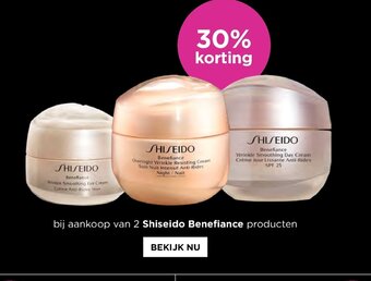Shiseido Benefiance Producten