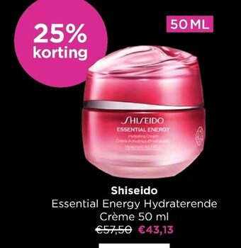 ICI PARIS XL Shiseido Essential Energy Hydraterende Creme 50ml aanbieding