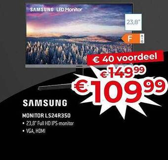 Exellent Samsung monitor ls24r350 aanbieding