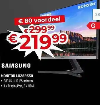 Exellent Samsung monitor lu28r550 aanbieding