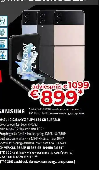 Exellent Smsung galaxy z flip4 128gb suf7218 aanbieding