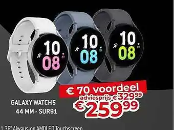 Exellent Galaxy watch5 44 mm - sur91 aanbieding