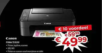 Exellent Canon pixma ts3150 aanbieding