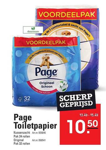 Page toiletpapier