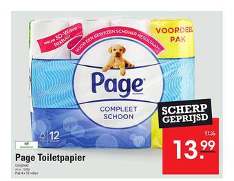 Sligro Page toiletpapier aanbieding