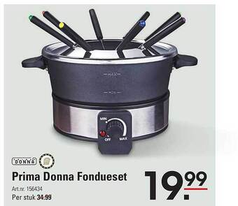 Sligro Prima donna fondueset aanbieding