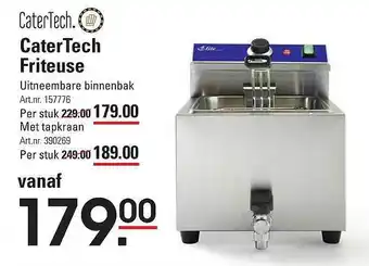 Cater tech friteuse