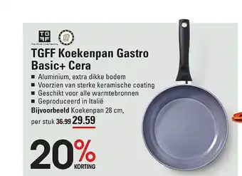 Sligro Tgff koekenpan gastro basic+ cera aanbieding