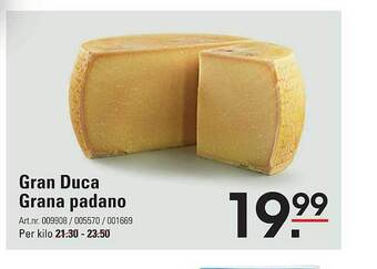 Sligro Gran duca grana padano aanbieding
