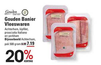 Sligro Gouden banier vleeswaren aanbieding