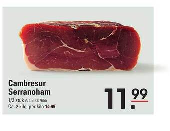 Cambresur serranoham