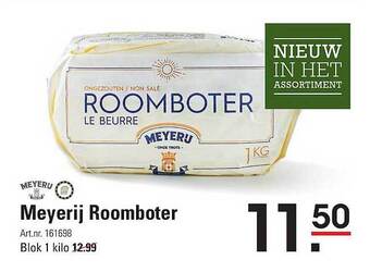 Sligro Meyerij roomboter aanbieding