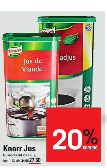 Sligro Knorr jus aanbieding