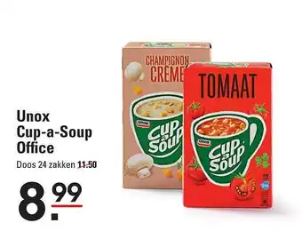 Sligro Unox cup-a-soup office aanbieding