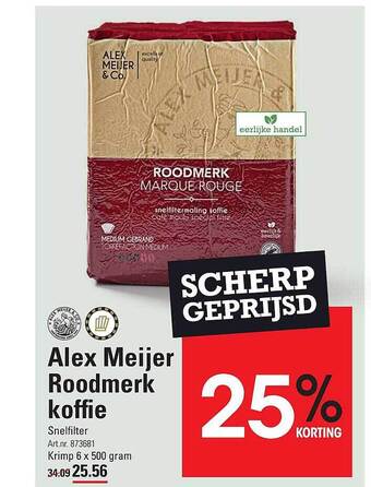 Alex meijer roodmerk koffie