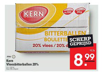 Sligro Kern vleesbitterballen 20% aanbieding