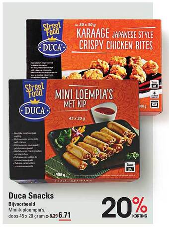 Sligro Duca snacks aanbieding