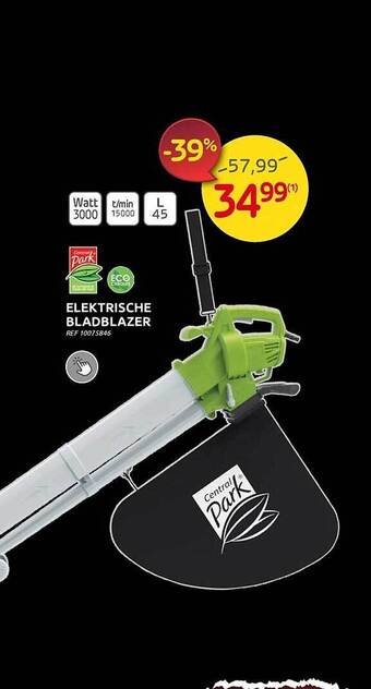 Brico Elektrische bladblazer aanbieding